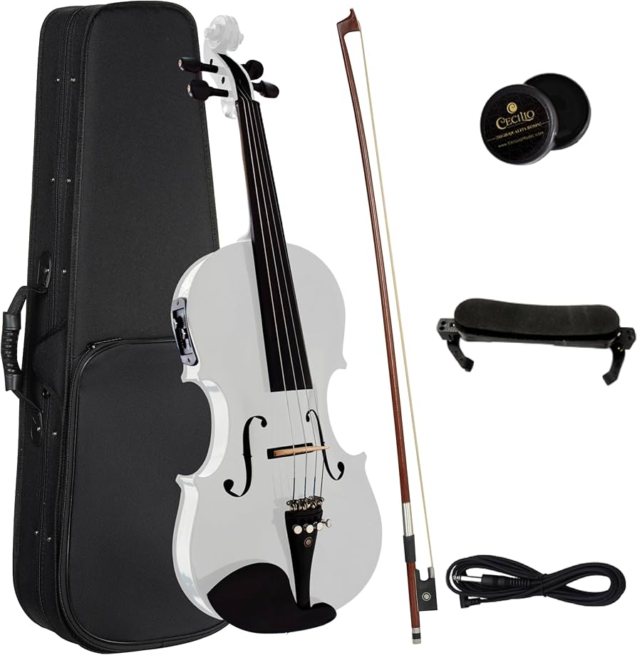 Amazon.com: Cecilio 4/4 Full Size Acoustic & Electric Violin for Amazon.com: Cecilio 4/4 Full Size Acoustic & Electric Violin for